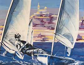 ILCA sous Notre-Dame de la Garde